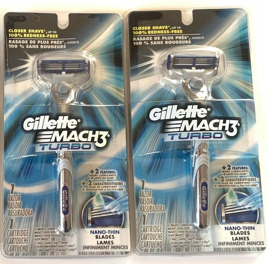 Mach3 Turbo Men’s Razor (2 Packs)