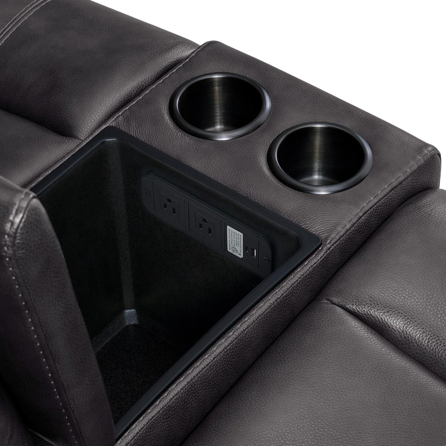 Gilman Creek Wylder Leather Power Reclining Sectional