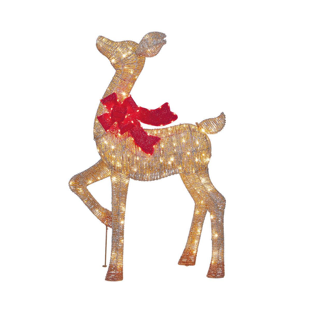 Set of 3 LED Deer Family