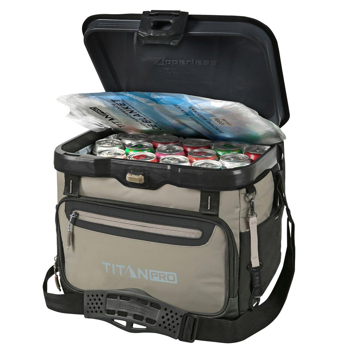 Titan PRO by Arctic Zone 40 Can Iceless Zipperless Cooler, Assorted Colors