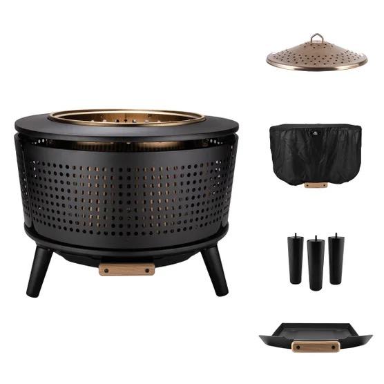 TIKI Brand 25 Inch Celebration Smokeless Fire Pit
