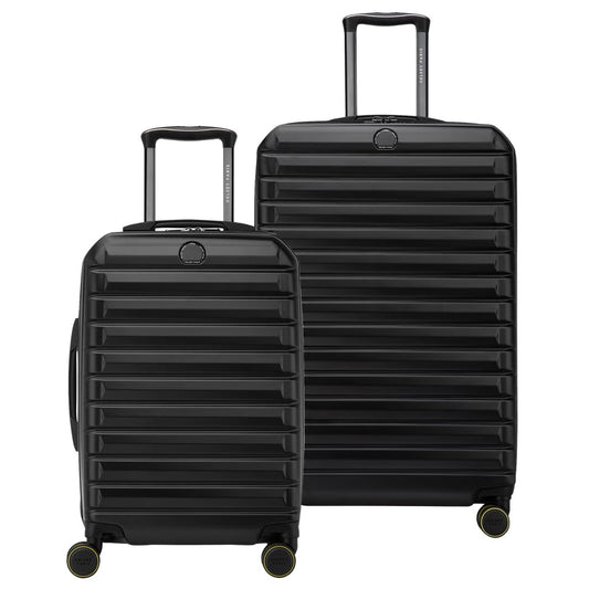 Delsey Paris Hardside Luggage Set, Black or Green, 2 piece