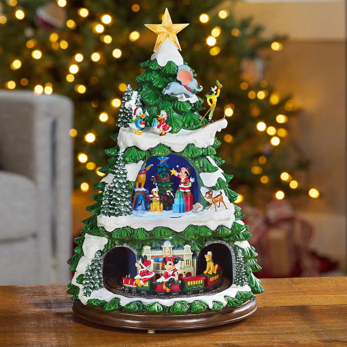 Disney Animated Christmas Tree with Music