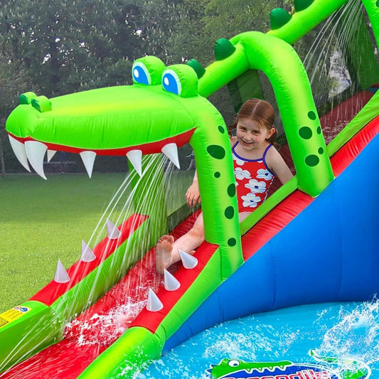 Crocodile Cave Adventure Water Slide
