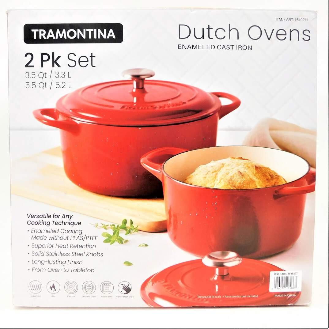 Tramontina Dutch Ovens 3.5 Qt & 5.5 Qt set