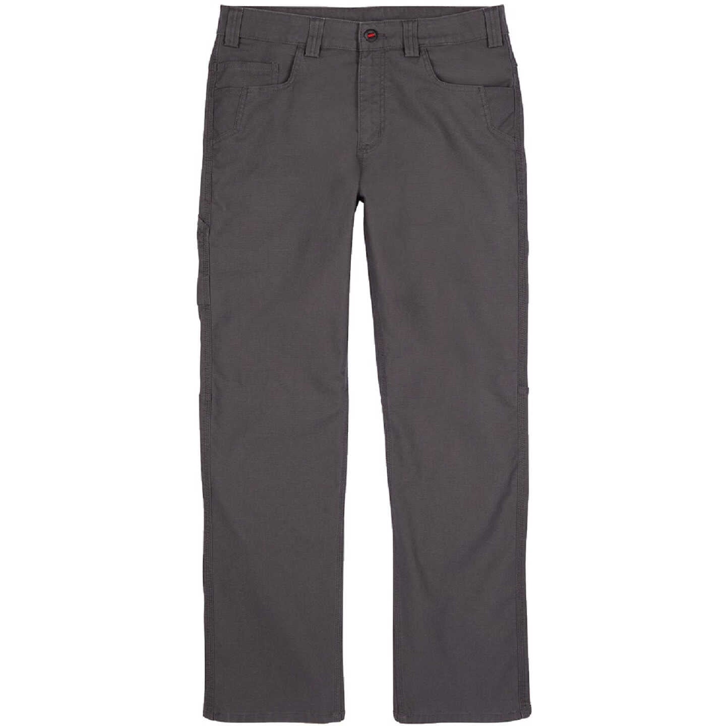 Milwaukee Men's 38 in. x 30 in. Gray Cotton/Polyester/Spandex Flex Work Pants with 6 Pockets