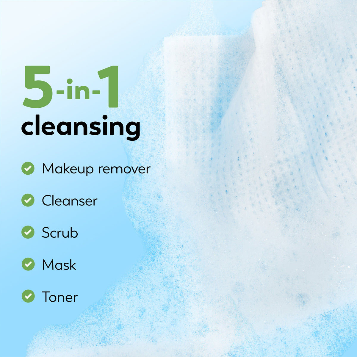 Olay Daily Facials Gentle Sensitive Clean water-activated dry cloths — 5-in-1 cleansing functions