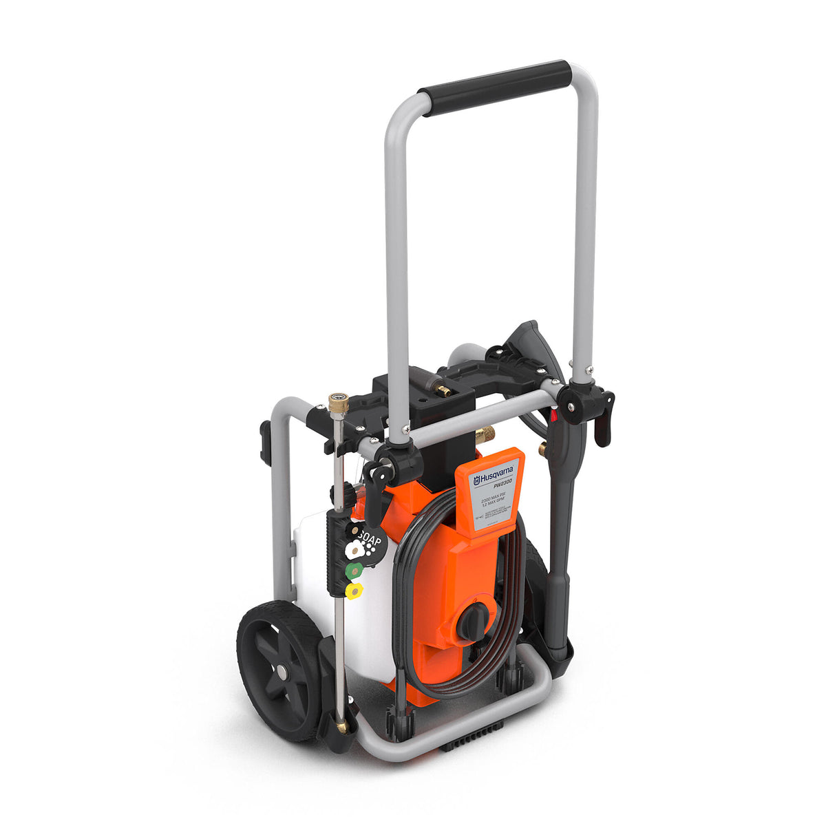 Husqvarna 2300 PSI Electric Pressure Washer, 2300 PSI, 1.2 GPM, 120 Volts, Model# 022006