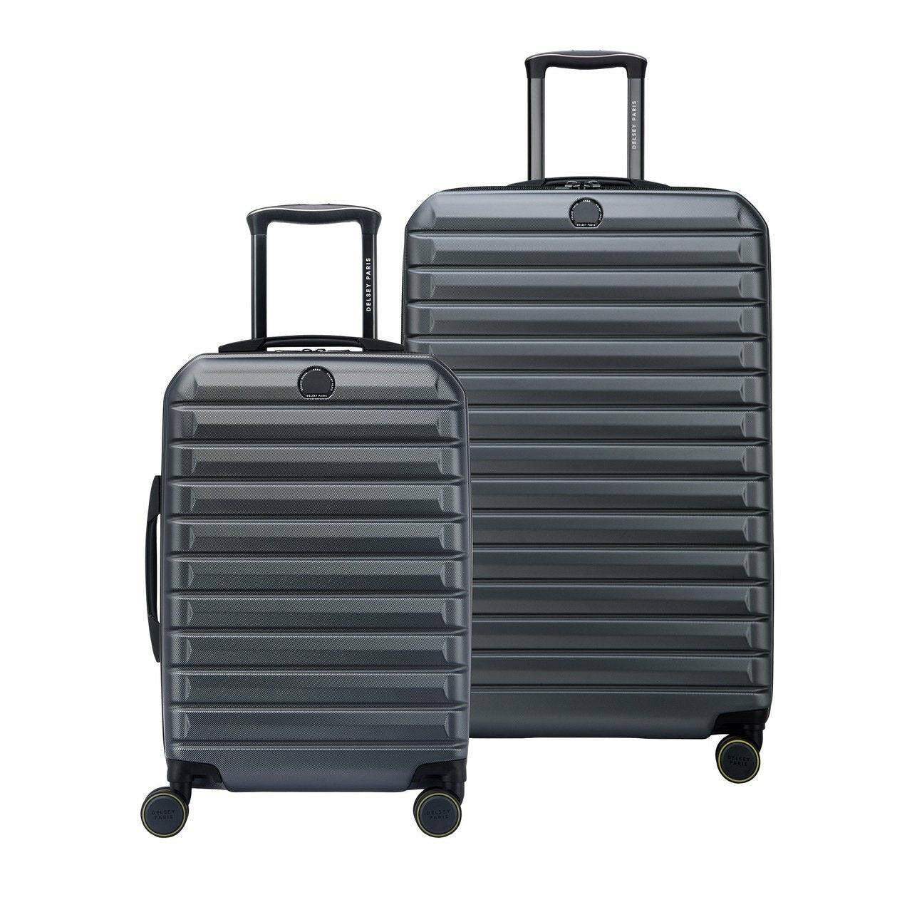 Delsey Paris 2-Piece Hardside Luggage Set, Green / Grey