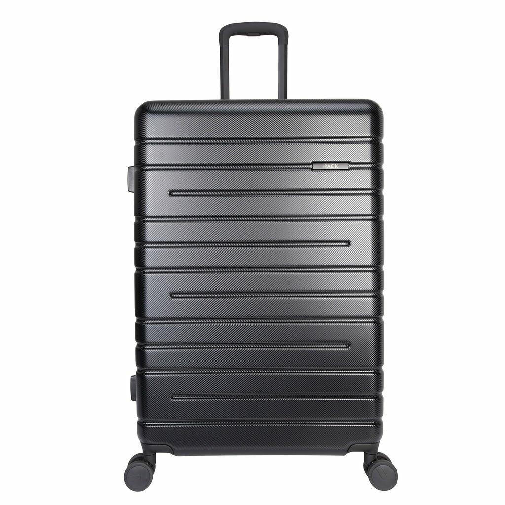 iPack 2-Piece Hardside Luggage Set, Black