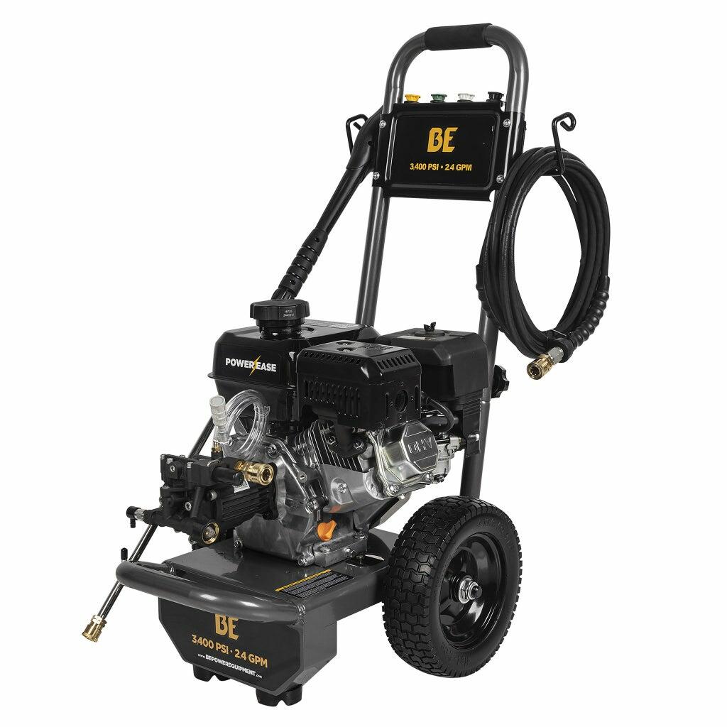 BE Power 3400 PSI 2.4 GPM Gas Pressure Washer