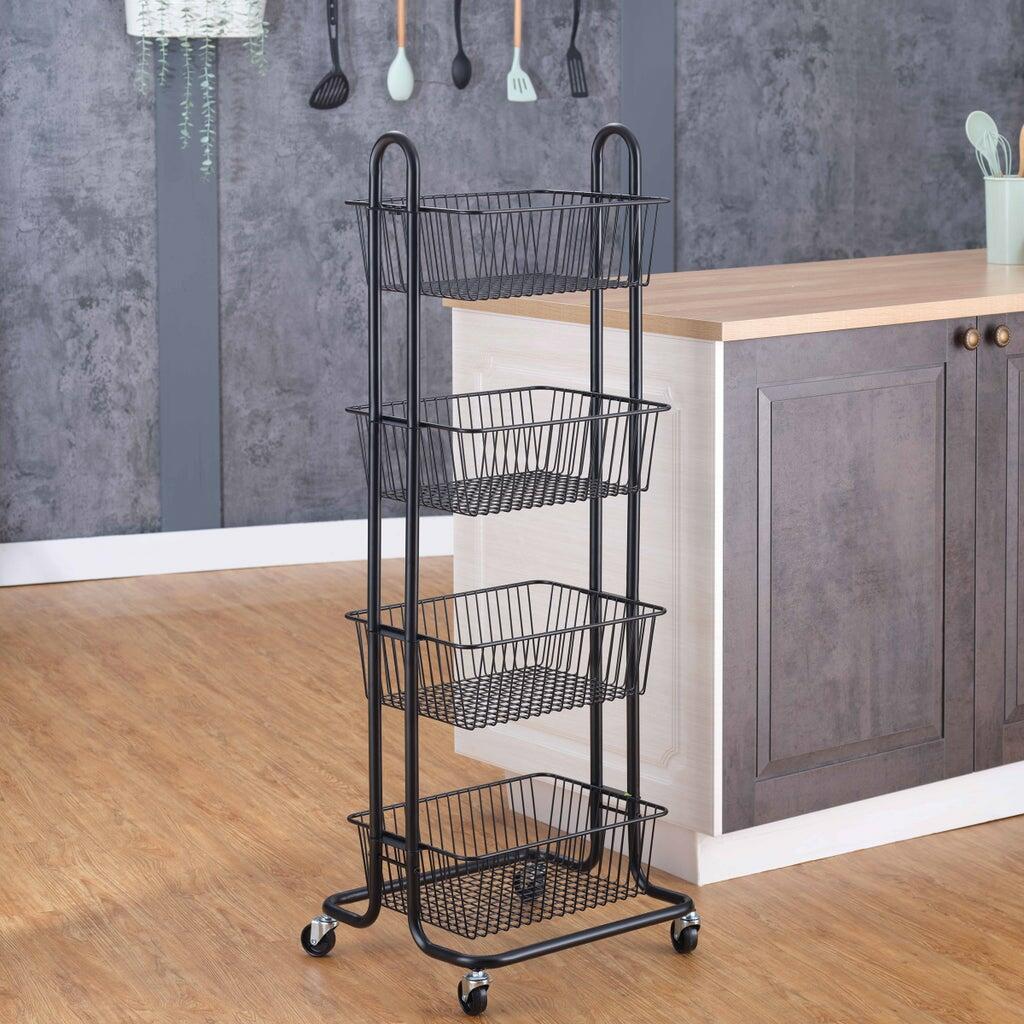 Edifice 4-tier Rolling Basket