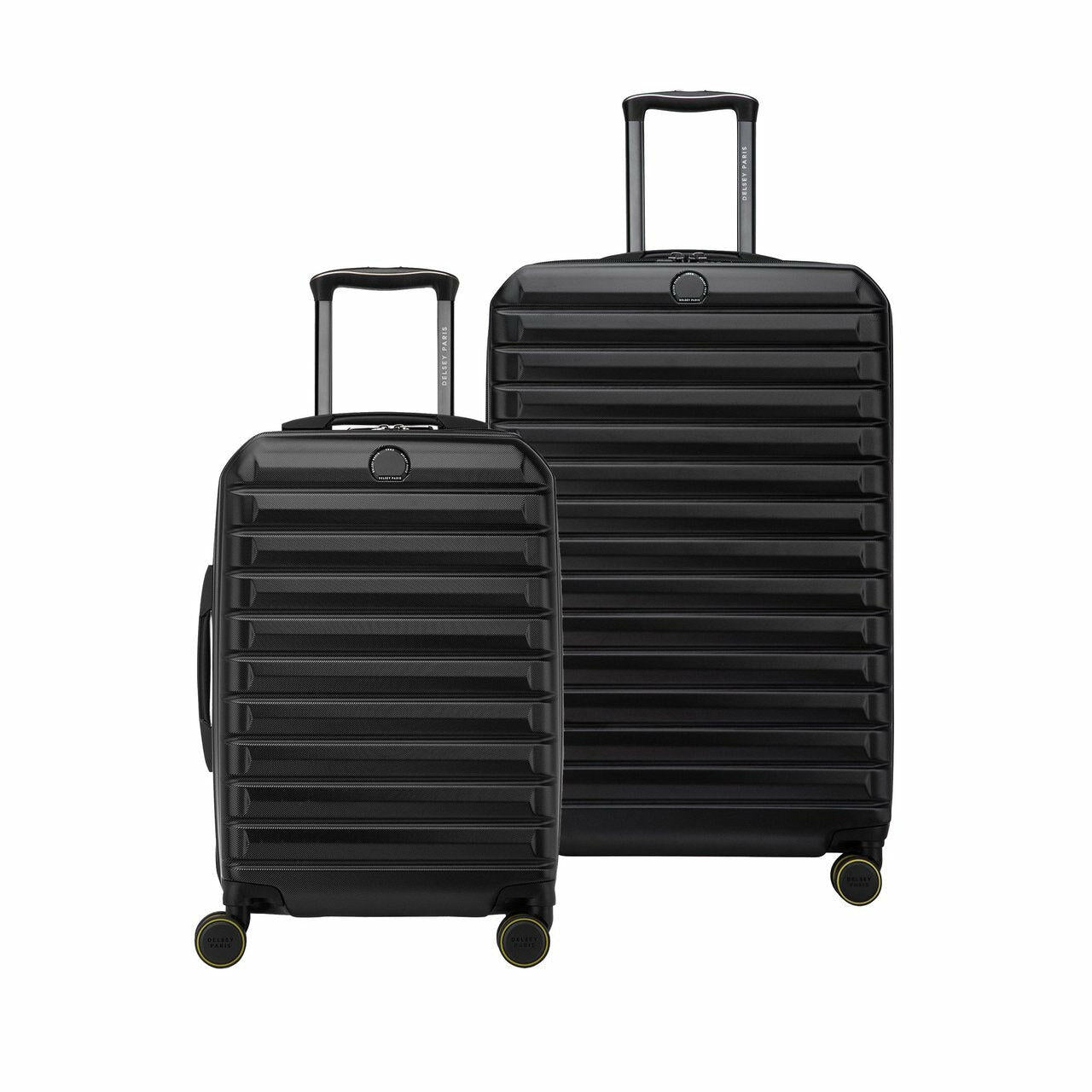 Delsey Paris 2-Piece Hardside Luggage Set, Black / Teal
