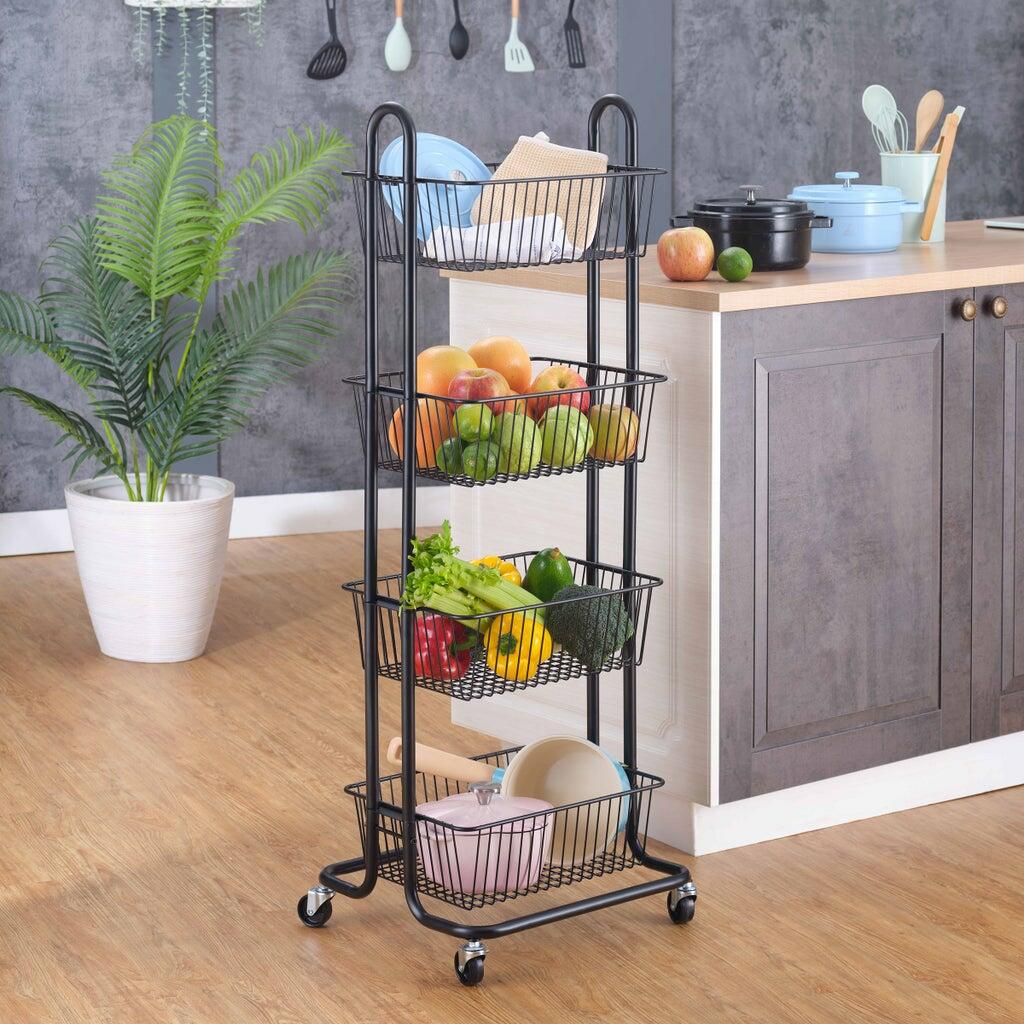 Edifice 4-tier Rolling Basket