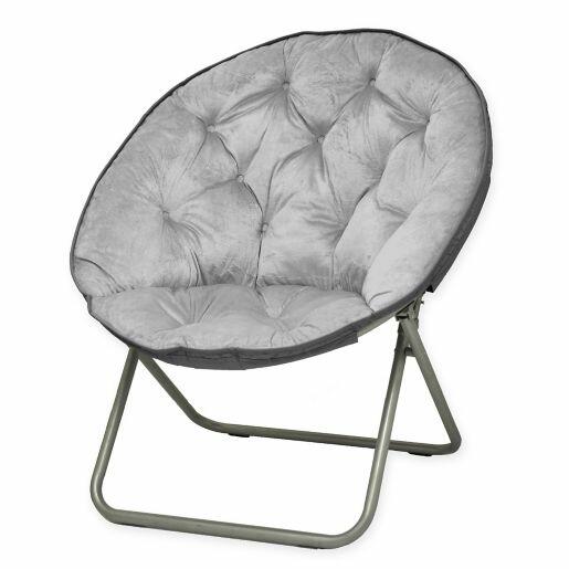Urban Lounge Oversize Saucer Chair - Gray