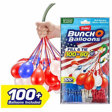 Bunch O Balloons Red, White, & Blue Self-Sealing Water Balloons - 3.0 ea