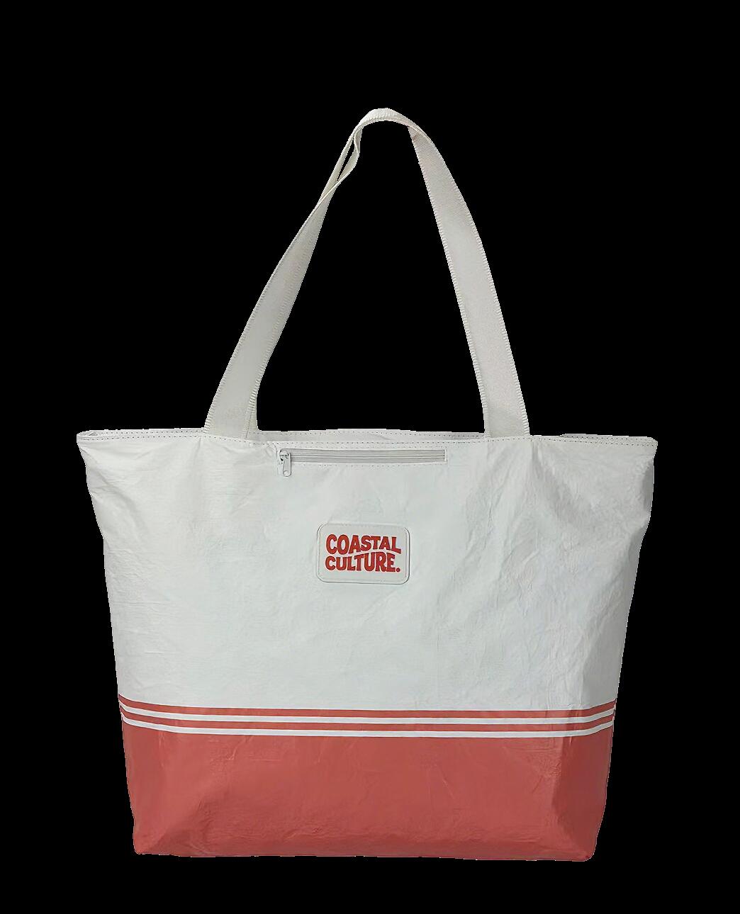 Coastal Culture Everyday Tote Bag, Coral