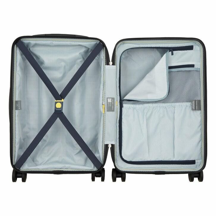 Delsey Paris 2-Piece Hardside Luggage Set, Black / Teal