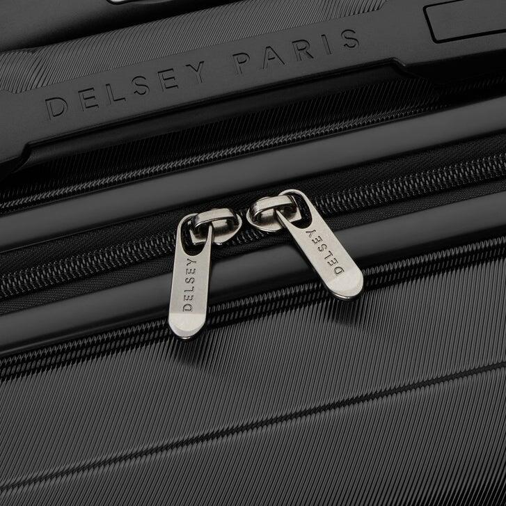 Delsey Paris 2-Piece Hardside Luggage Set, Black / Teal