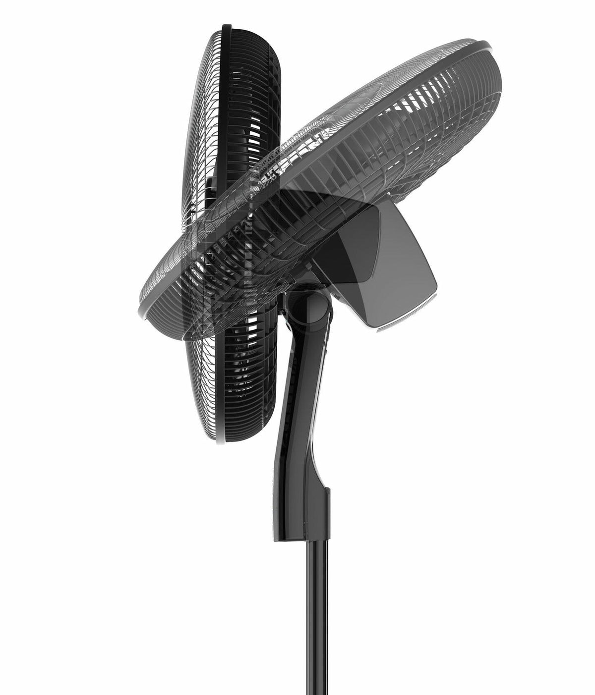 Lasko 18" Pedestal Fan, Oscillating, 4-Speed, Remote, Timer, Black