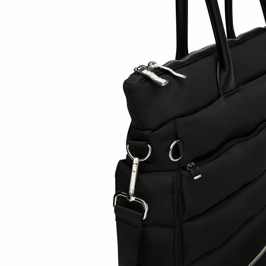 iPack Puffy Tote Bag, Black