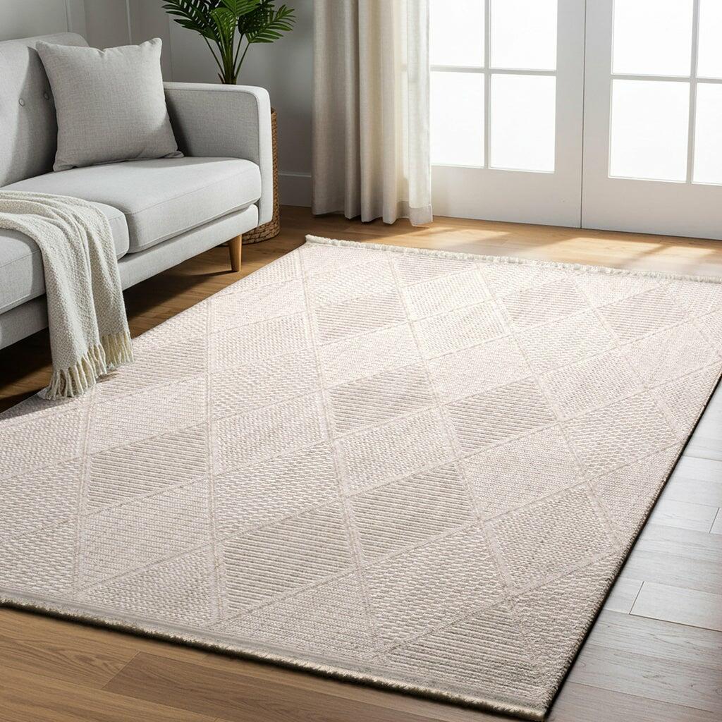 Serenity Area Rug Collection, Rassa Cream, 7'10" x 10'
