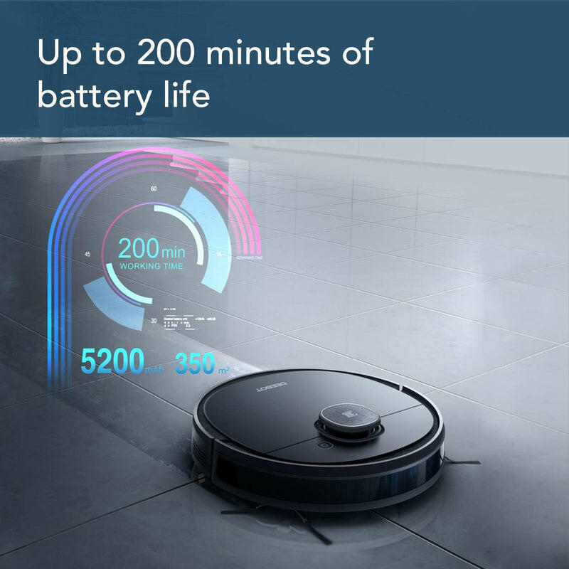 ECOVACS DEEBOT OZMO 950 2-in-1 Robot Vacuum Cleaner & Mop, Black