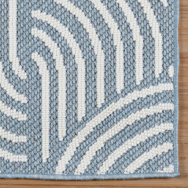 Regent Area Rug Collection, Mika Blue, 7 ft. 10 in. x 10 ft.