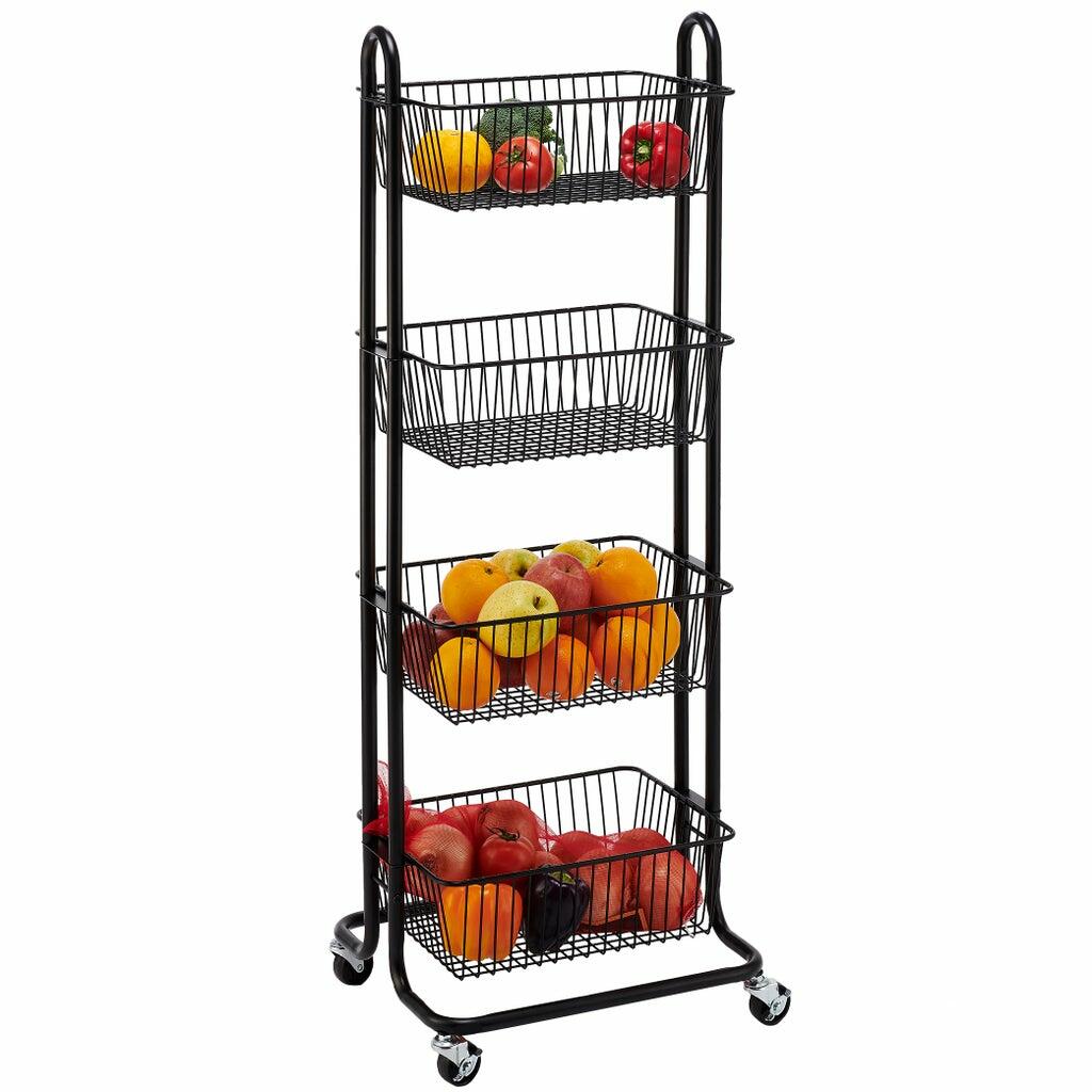 Edifice 4-tier Rolling Basket