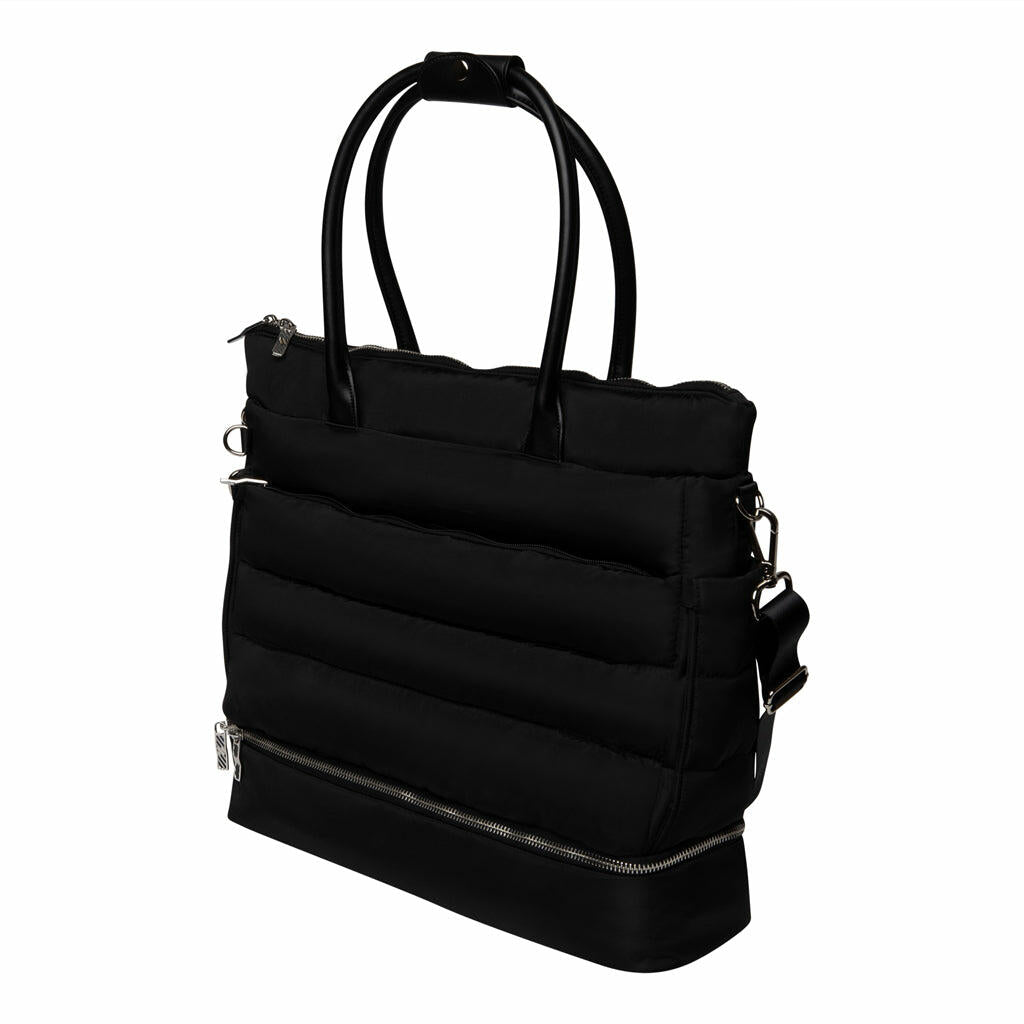 iPack Puffy Tote Bag, Black