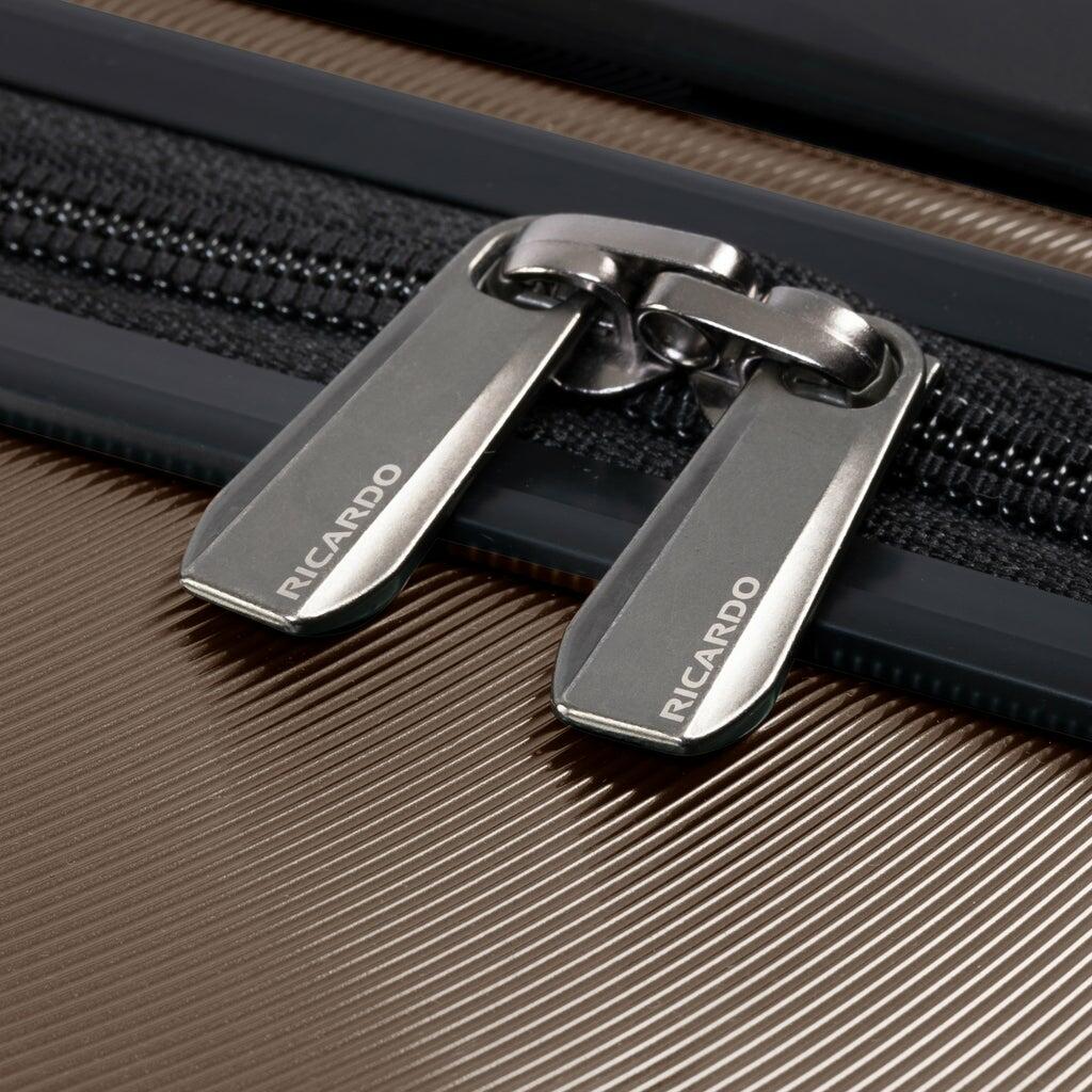 Ricardo 21.5 in Hardside Carry-on, Black / Bronze