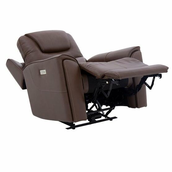Weslin Leather Zero Gravity Power Recliner with Power Headrest