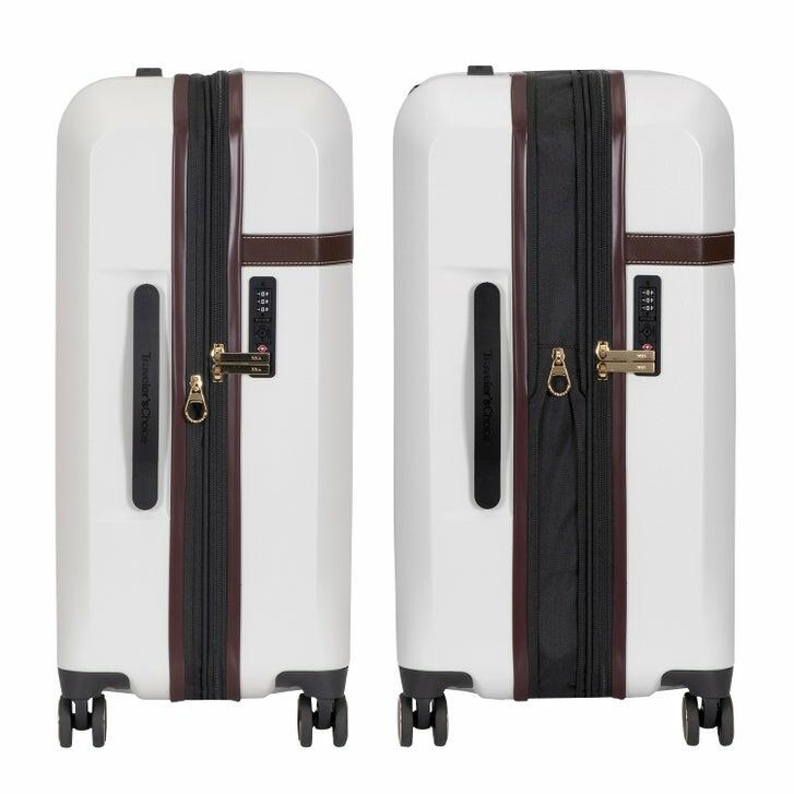 Traveler’s Choice Candlewood II 3-Piece Expandable Hardside Spinner Luggage Set, White