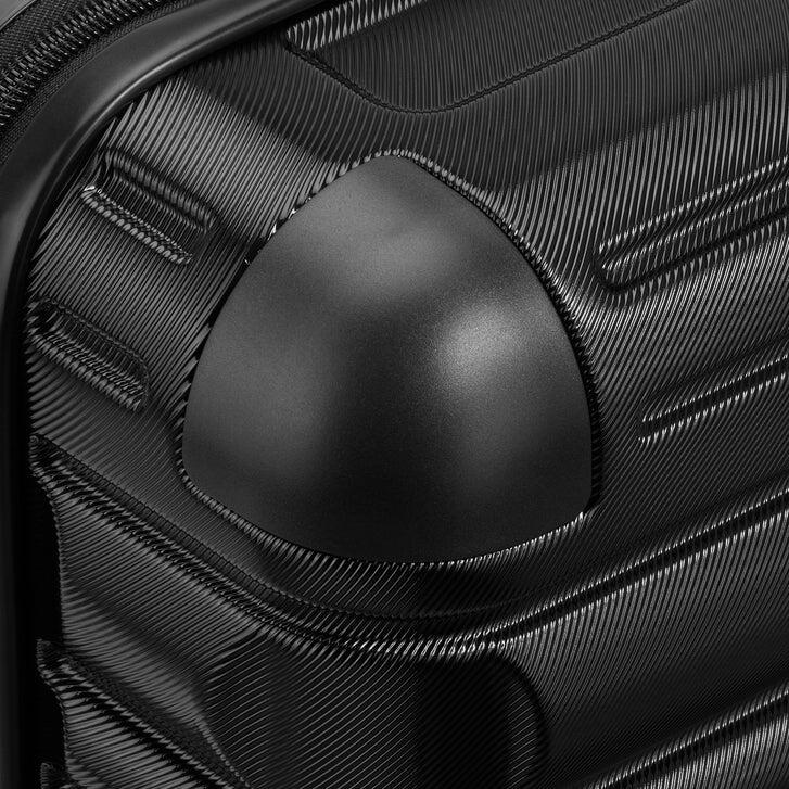 Delsey Paris 2-Piece Hardside Luggage Set, Black / Teal