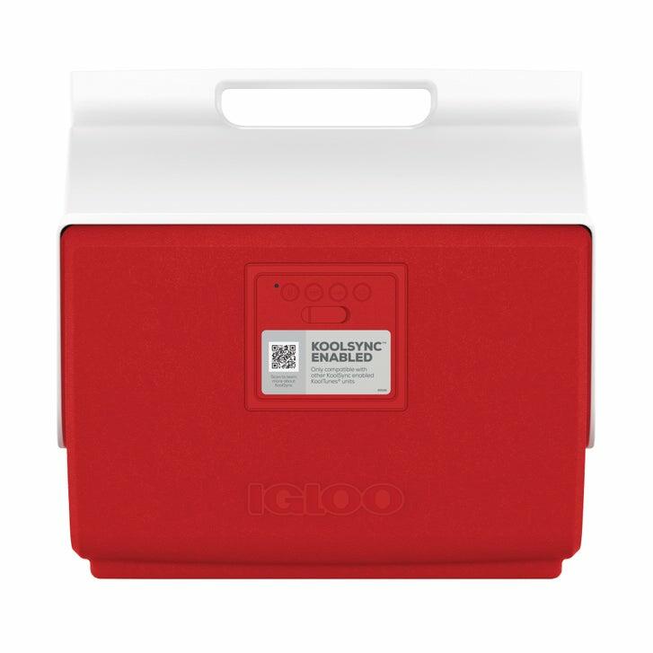 Igloo KoolTunes Bluetooth Speaker Cooler, Red