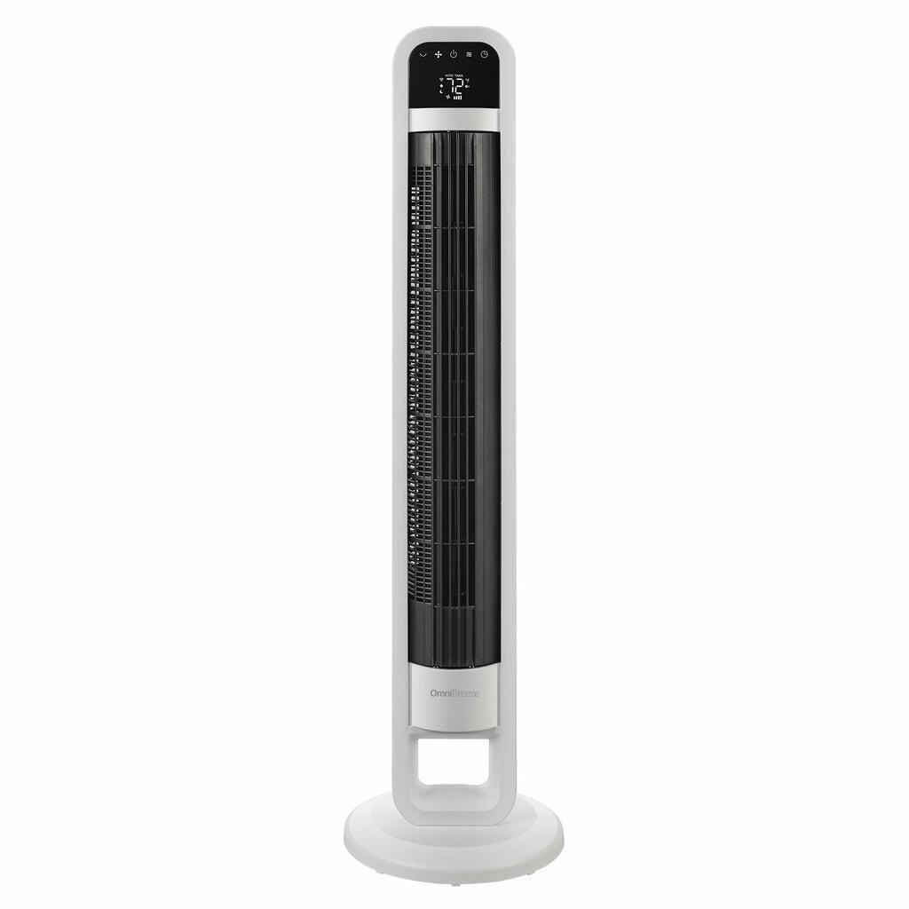 OmniBreeze Tower Fan with Internal Oscillation and Wi-Fi