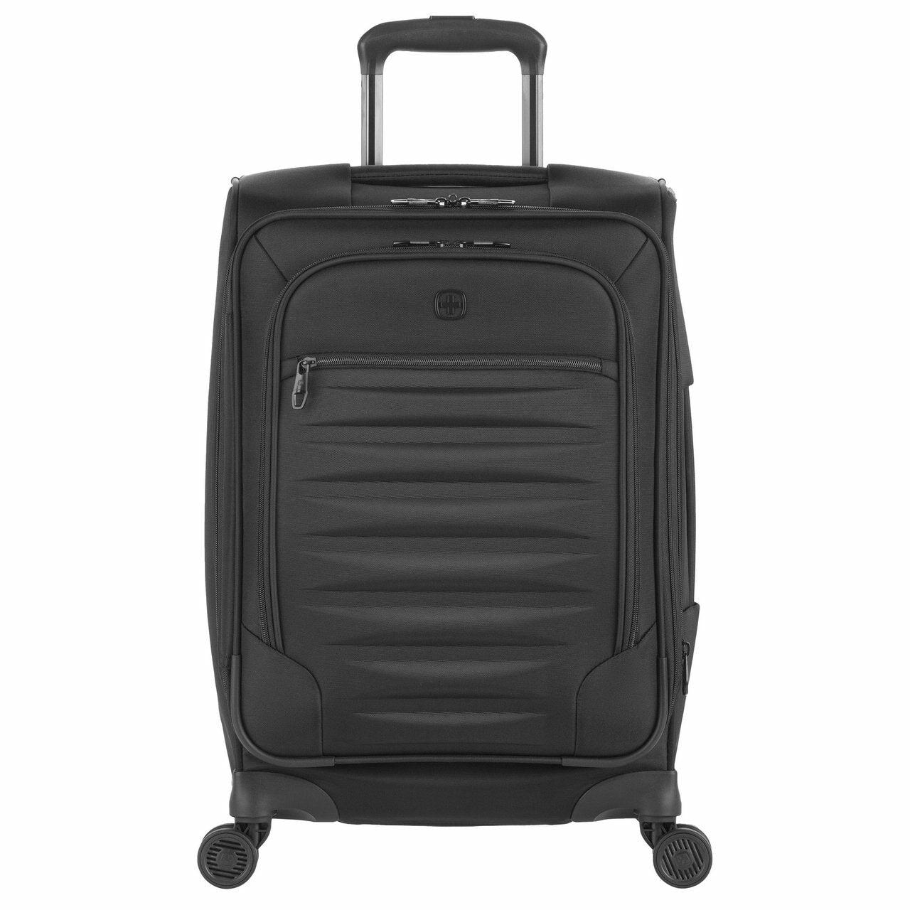 Expandable Black Carry-On Spinner by Opulence