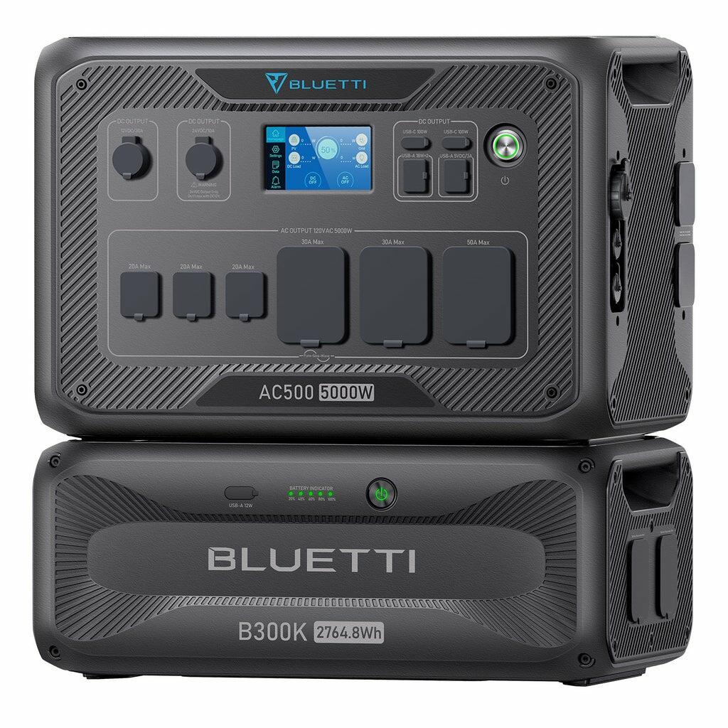 BLUETTI AC500 Portable Power Station with B300K Expansion Battery