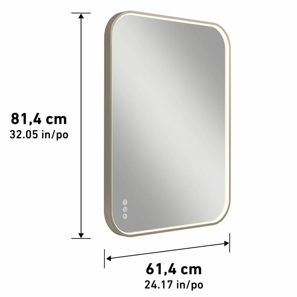 Artika Royce 32” x 24” LED Wall Mirror with Defogger