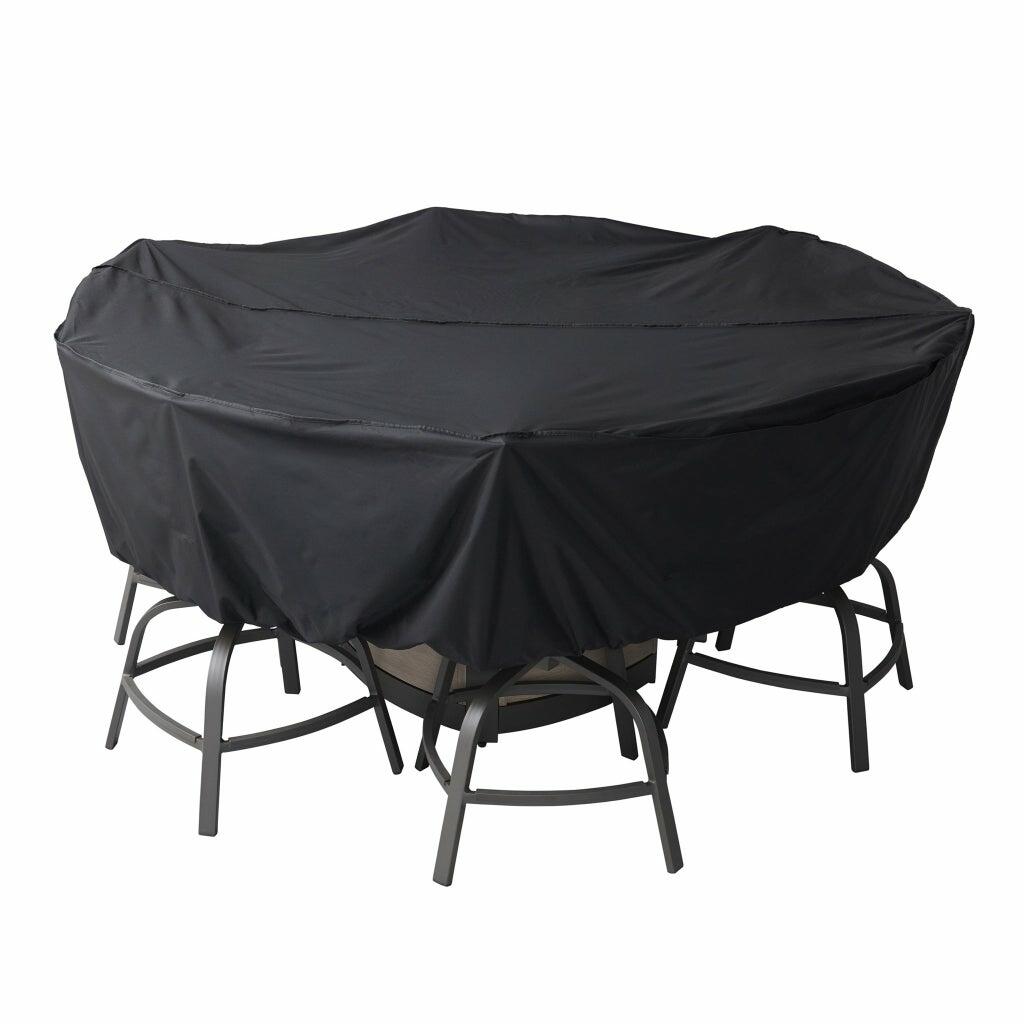 Agio Nicolet 7-piece Fire Outdoor Patio High Dining Set