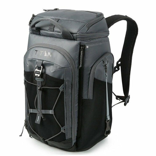 Titan 26 Can Backpack Cooler, Gray