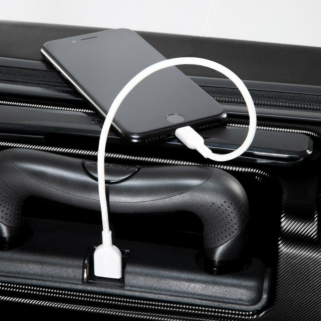 Ricardo 21.5 in Hardside Carry-on, Black / Bronze