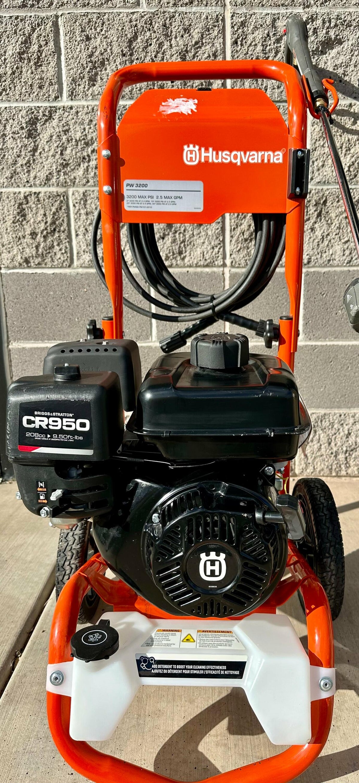 Husqvarna PW3200 3200 PSI Gas Pressure Washer