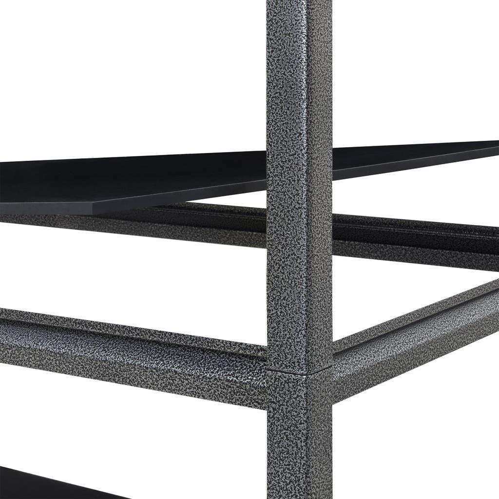 Z-Beam 5-shelf Steel Storage Rack, 48“ x 24“ x 72"
