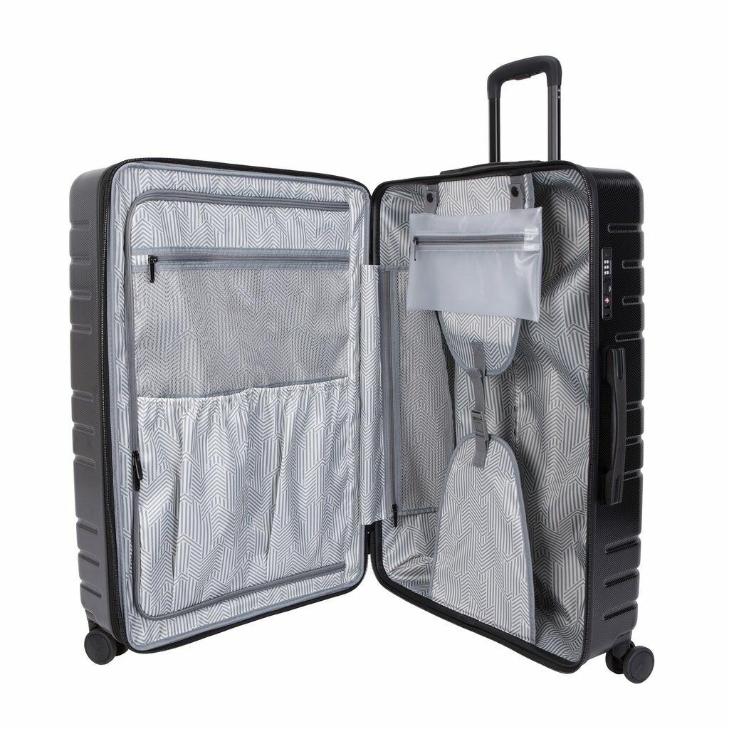 iPack 2-Piece Hardside Luggage Set, Black