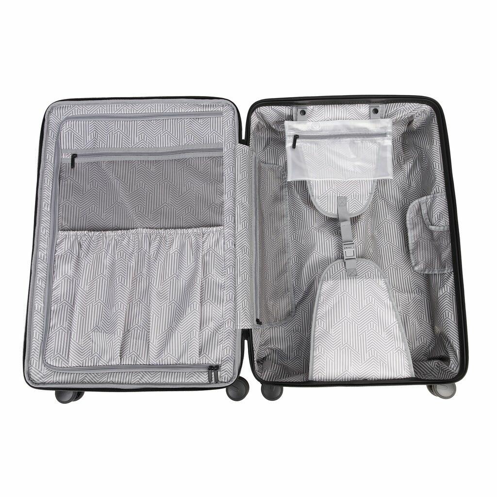 iPack 2-Piece Hardside Luggage Set, Black