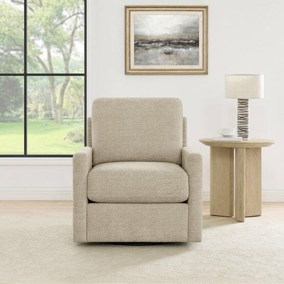 Henredon Marley Fabric Swivel Accent Chair