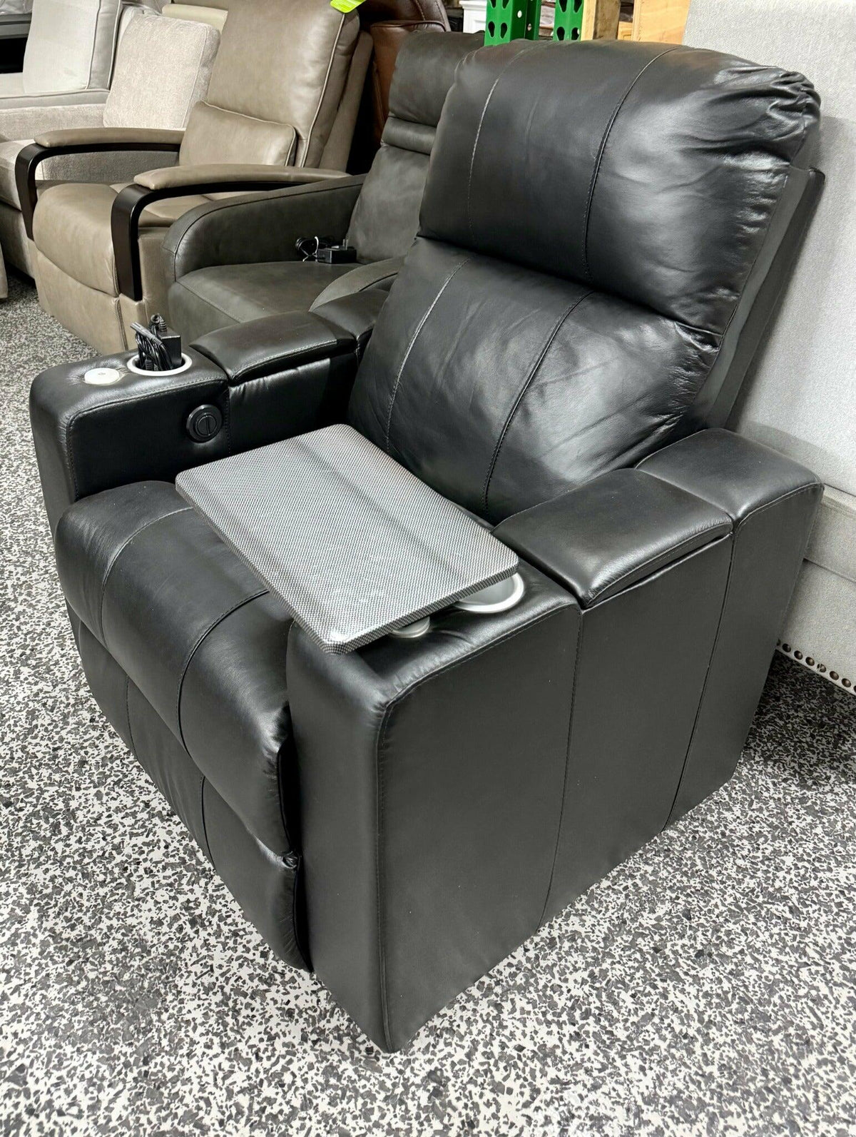 Pulaski Furniture Leather Home Theater Power Recliner
