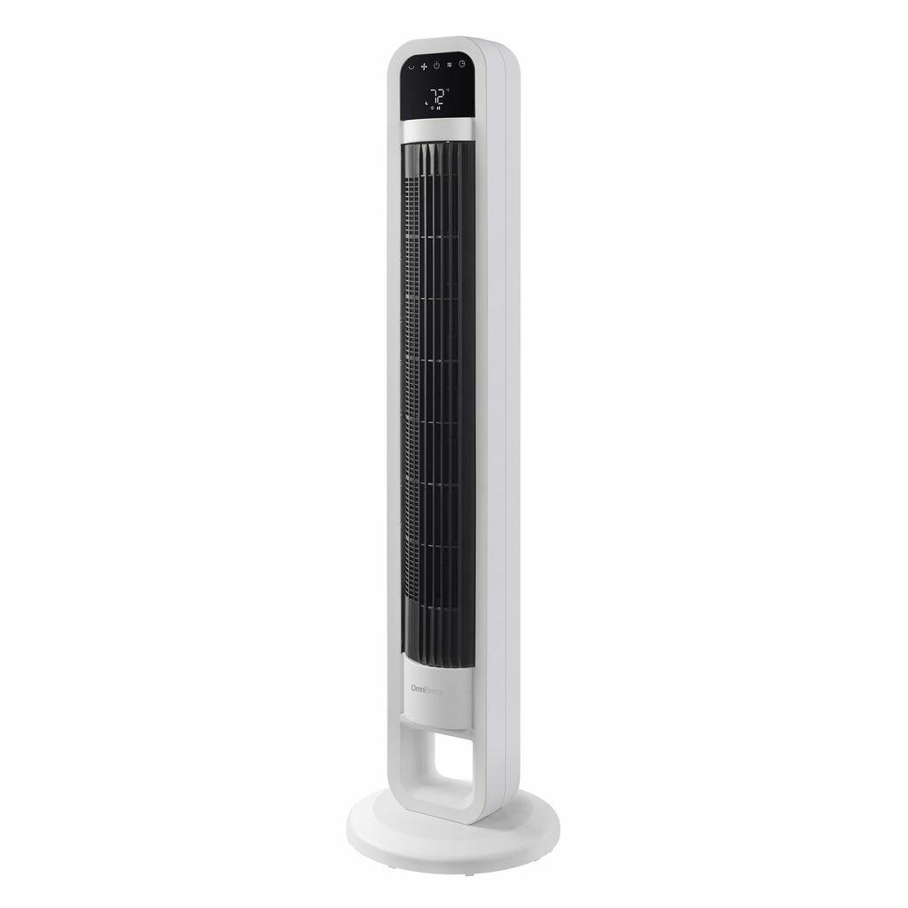 OmniBreeze Tower Fan with Internal Oscillation and Wi-Fi