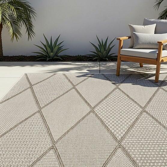 Laguna Indoor/Outdoor Area Rug, Morris Angora Rope, 7'10” x 10'